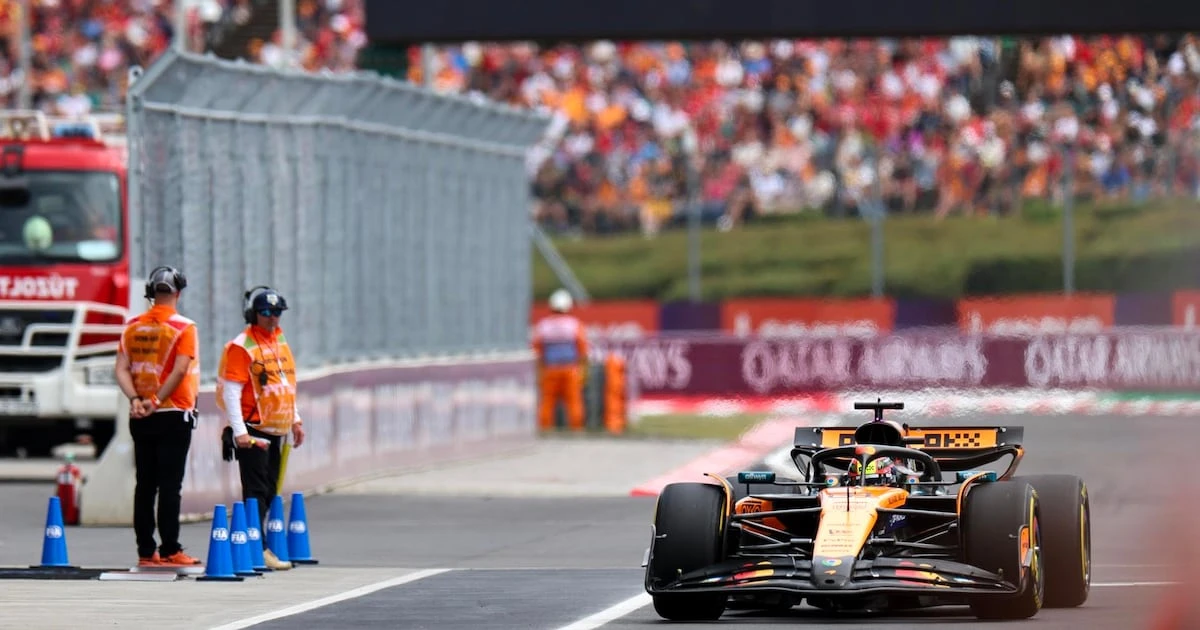 Ferrari regala el GP de Hungría: Norris gana en  Hungaroring con Leclerc furioso y Hamilton cansado 