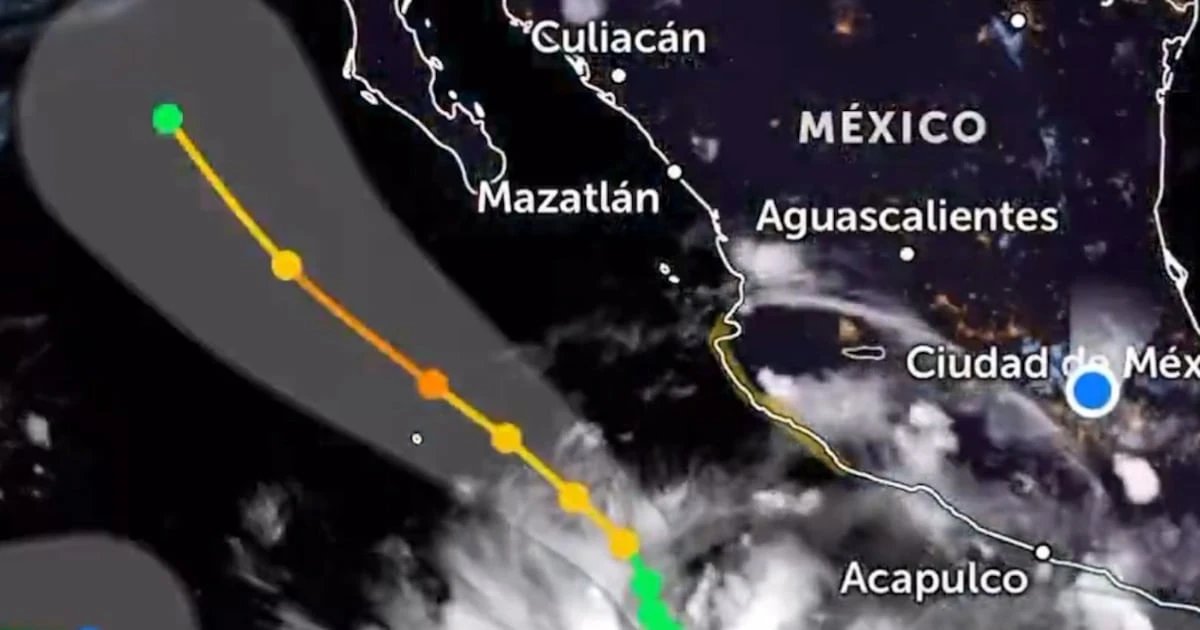 Se forma la tormenta tropical ‘Priscila’: ¿Cuál es la trayectoria y los estados afectados?