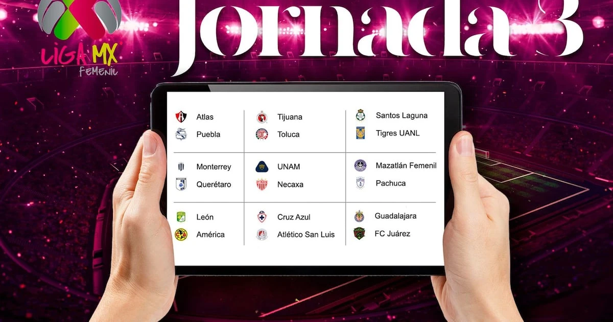Partidos de la Jornada 3 de Liga MX Femenil EN VIVO: ¿Dónde ver el Apertura 2025 HOY 24 de julio?