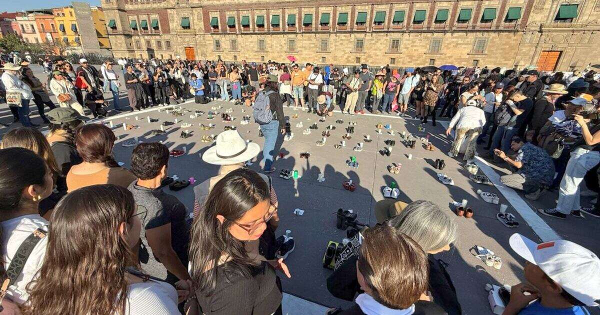 Luto por Teuchitlán: Colectivos marchan en el Zócalo y en todo el país para exigir justicia