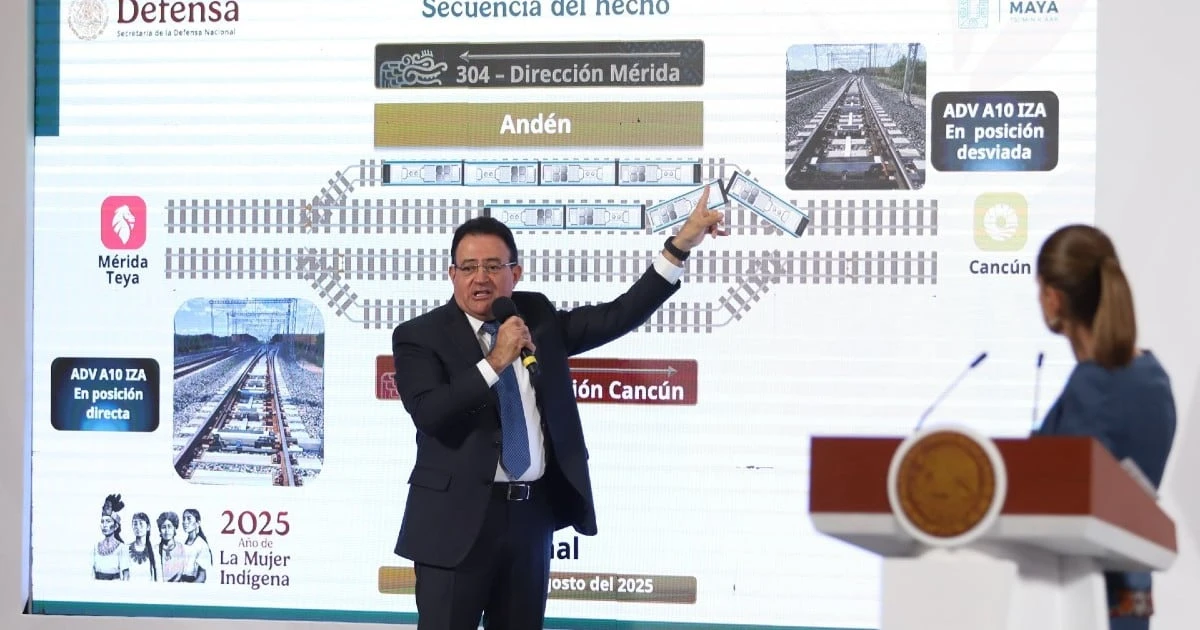 FGR investigará falla en el Tren Maya... pero descartan hackeo y error humano en accidente en Yucatán