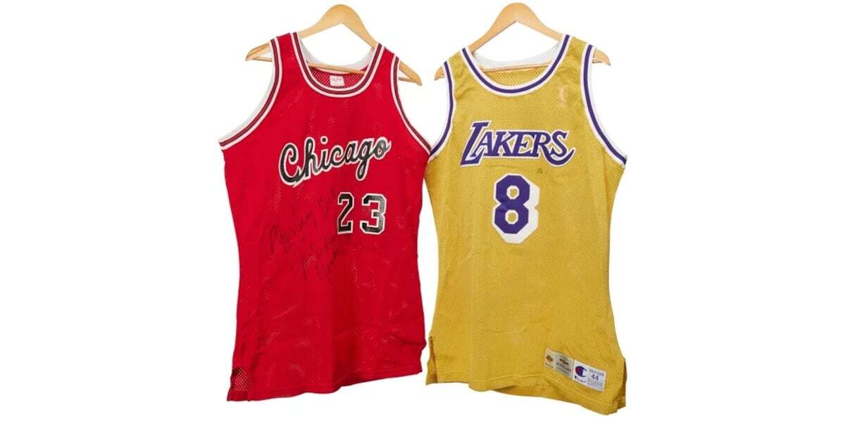 Venden camisetas usadas por Michael Jordan y Kobe Bryant: ¿Cuántos millones de dólares costará cada una?