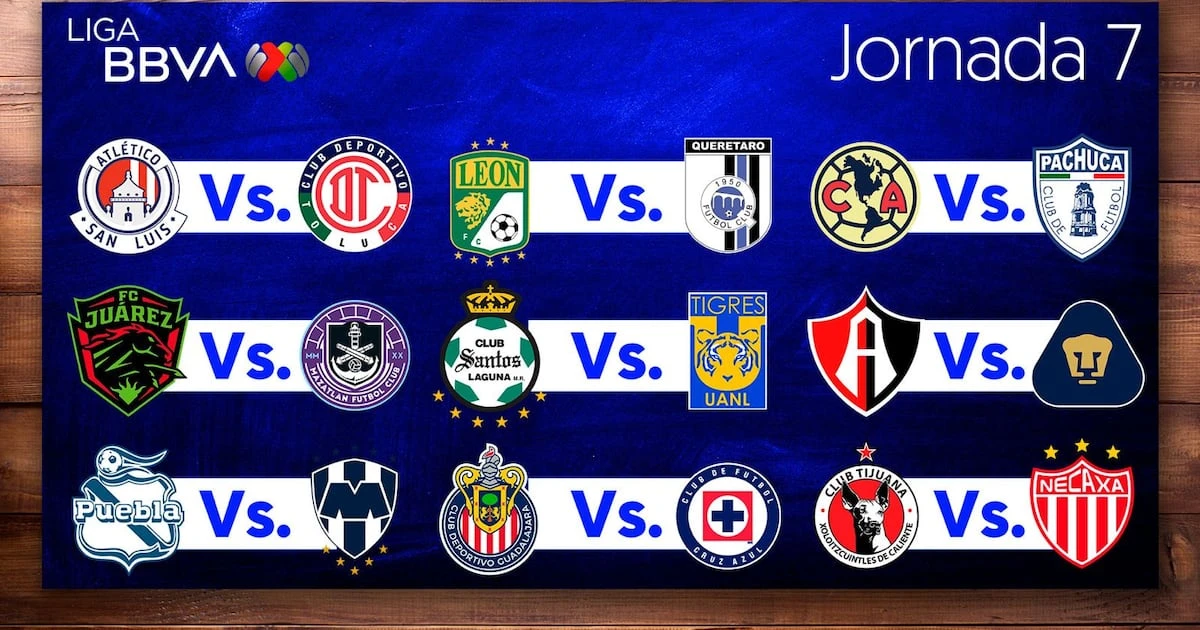 Jornada 7 de la Liga MX: ¿Quién juega HOY y dónde ver EN VIVO el Apertura 2025? 