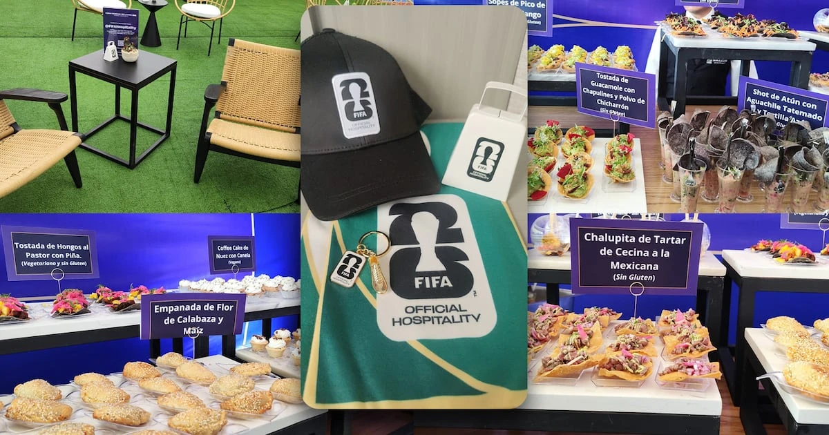 Asientos premium y comida gourmet: Así es la experiencia ‘Hospitality’ para los partidos del Mundial 2026