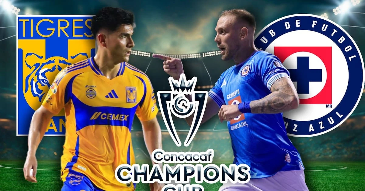 Tigres vs. Cruz Azul en Concachampions 2025 HOY: ¿Dónde y a qué hora ver EN VIVO la semifinal de ida?