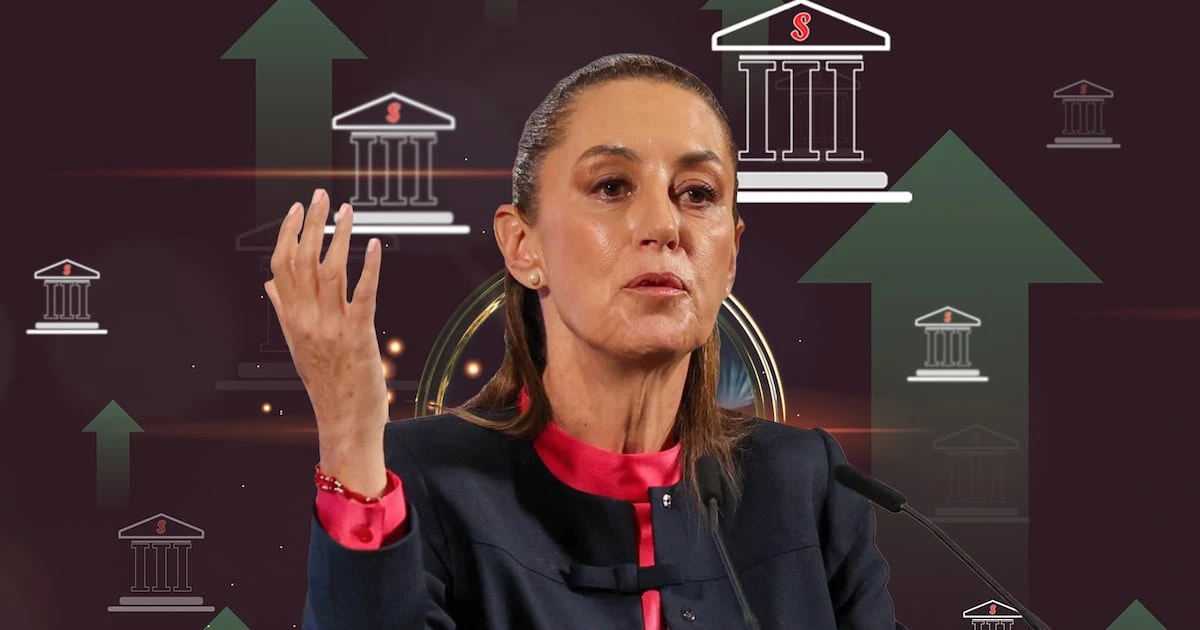 Sheinbaum ‘regaña’ a bancos por altas tasas de interés... y manda a Hacienda a negociar ‘descuentos’