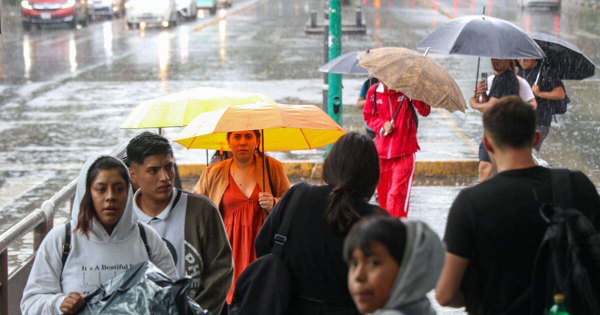 Vacaciones de verano se despiden con lluvia: Domingo de aguaceros en 31 estados