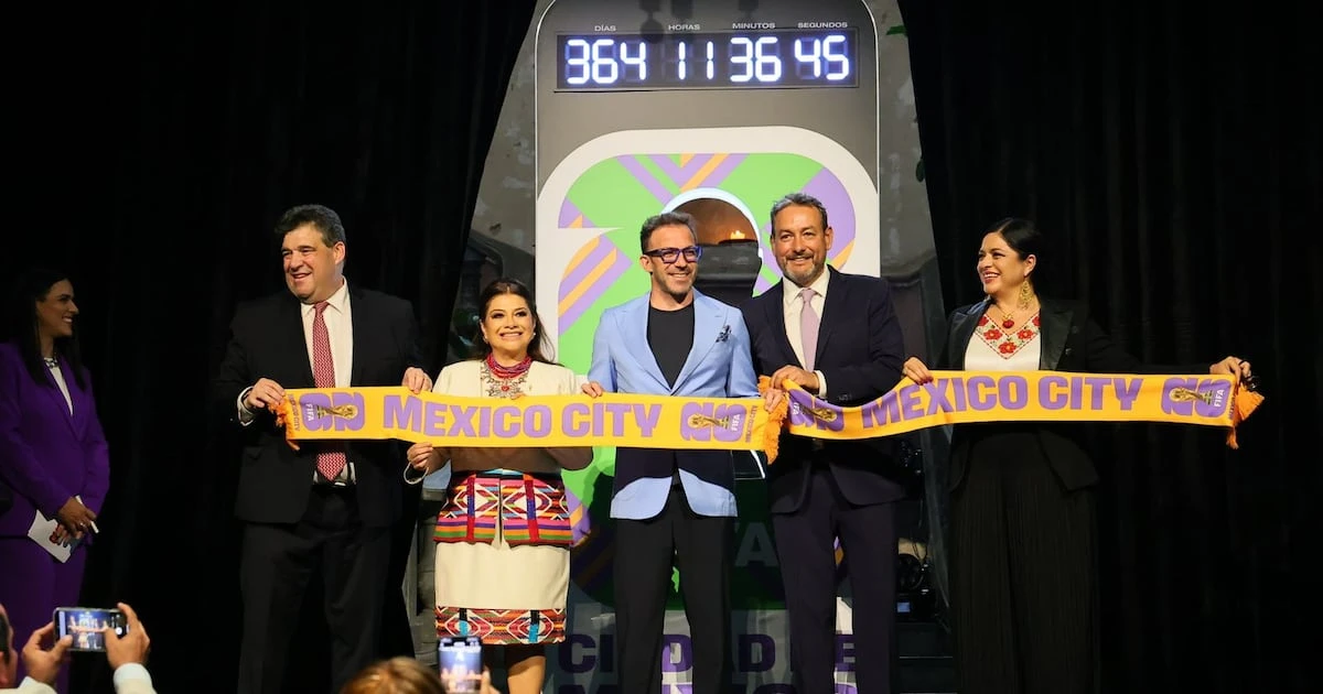 Tic, toc: CDMX ya ‘calienta’ para el Mundial 2026; revela el reloj con la cuenta regresiva