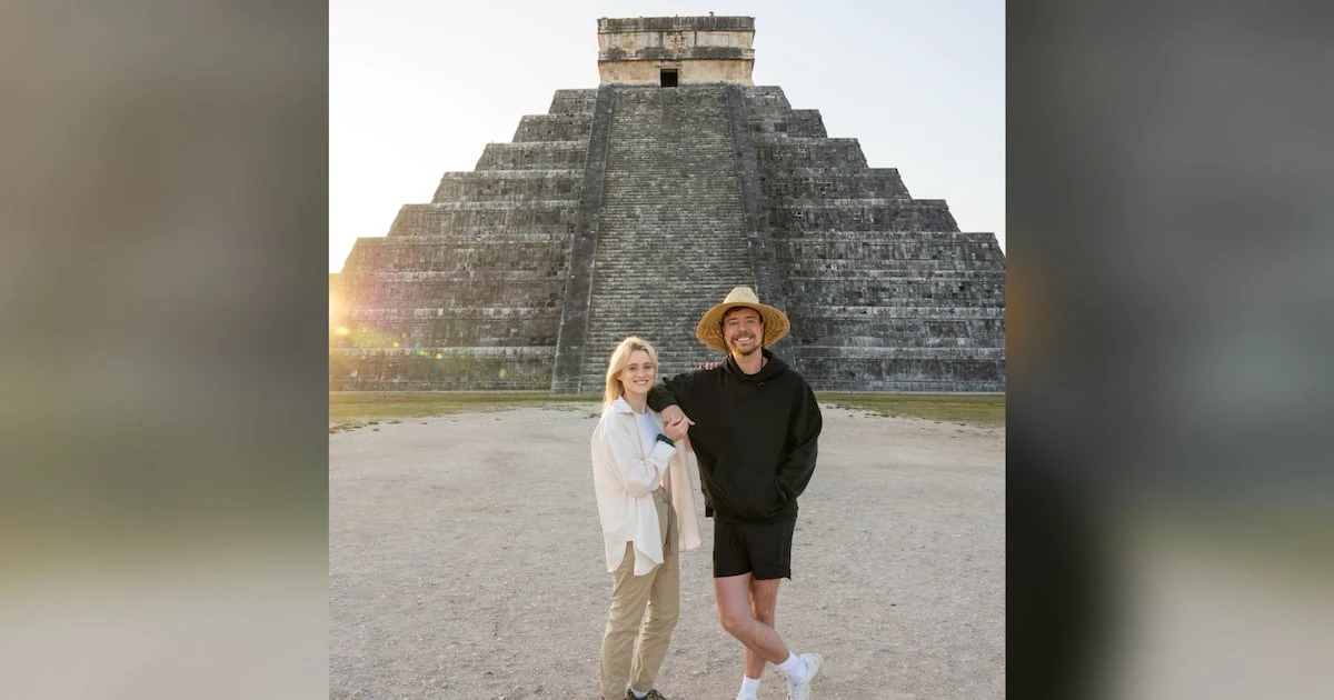 Está ‘truqueado’: INAH aclara que Mr. Beast no grabó en zonas protegidas de Chichén Itzá y Calakmul
