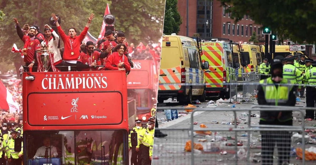 Reportan atropello múltiple durante festejos del Liverpool FC por campeonato de Premier League