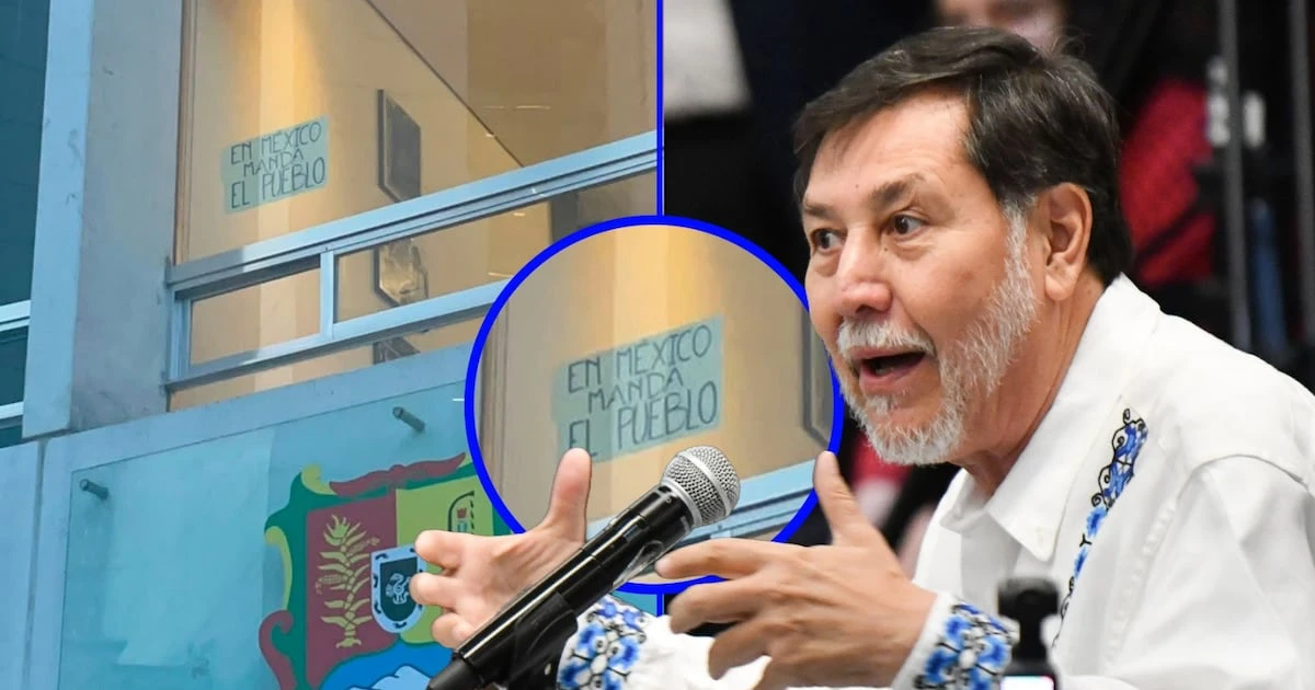 Noroña replica el ‘recado’ de Sheinbaum a EU en el Senado: ‘En México manda el pueblo’