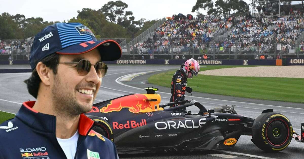 Británicos le echan porras a ‘Checo’ Pérez tras abandono de Lawson en GP de Australia: ‘Se ríe a carcajadas’