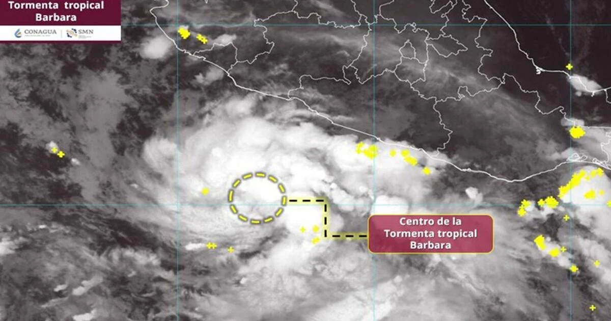 ¡Qué ‘Bárbara’! Alerta verde en el Pacífico por la segunda tormenta tropical del año