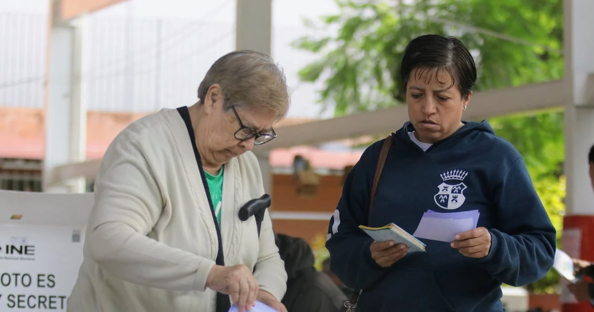 Predominio en urnas: personas mayores de  50 años