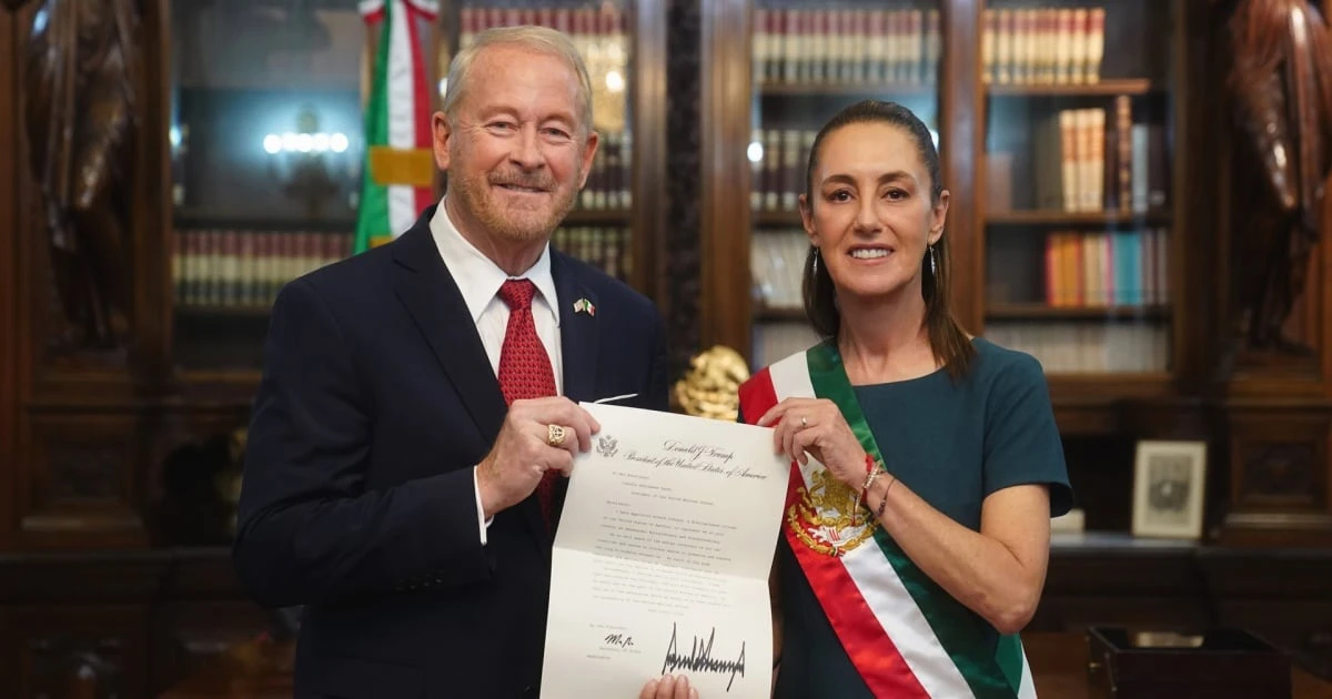 ¡Flojito y cooperando! Embajador de EU asegura que México muestra interés en Seguridad Nacional