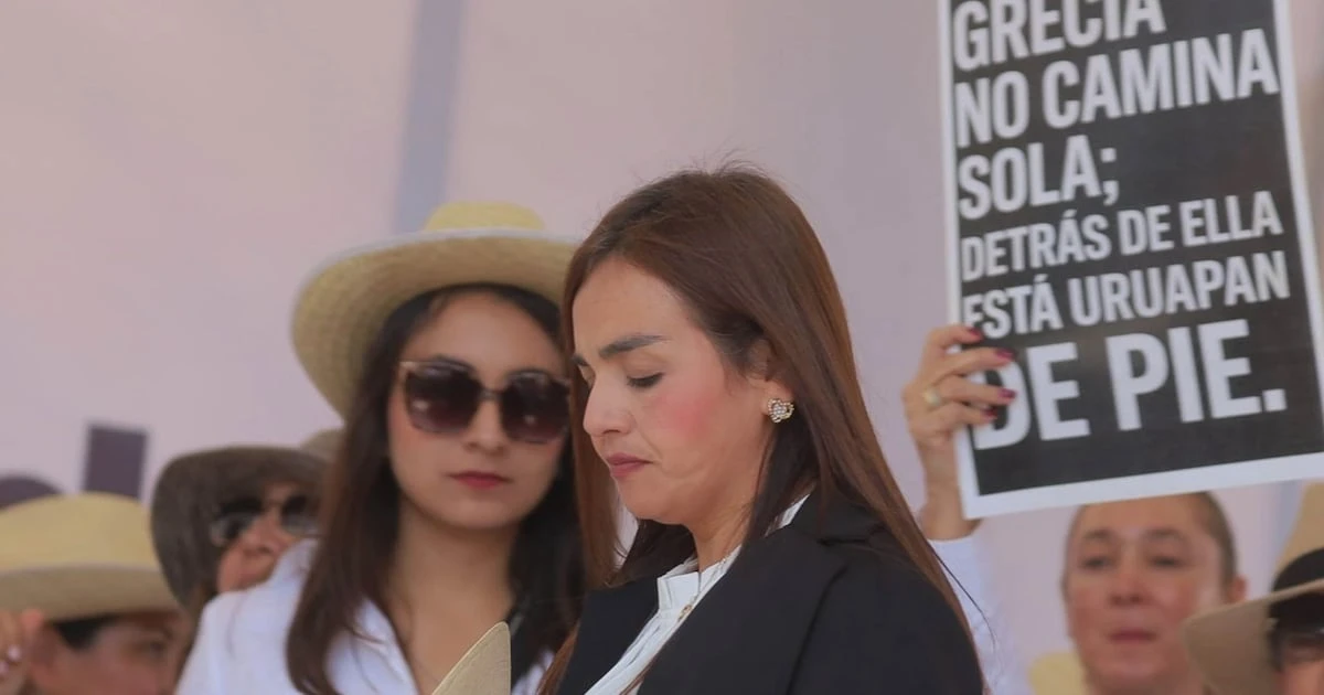 Seguridad de Grecia Quiroz, alcaldesa de Uruapan: ¿Cuántos guardias nacionales la protegen?
