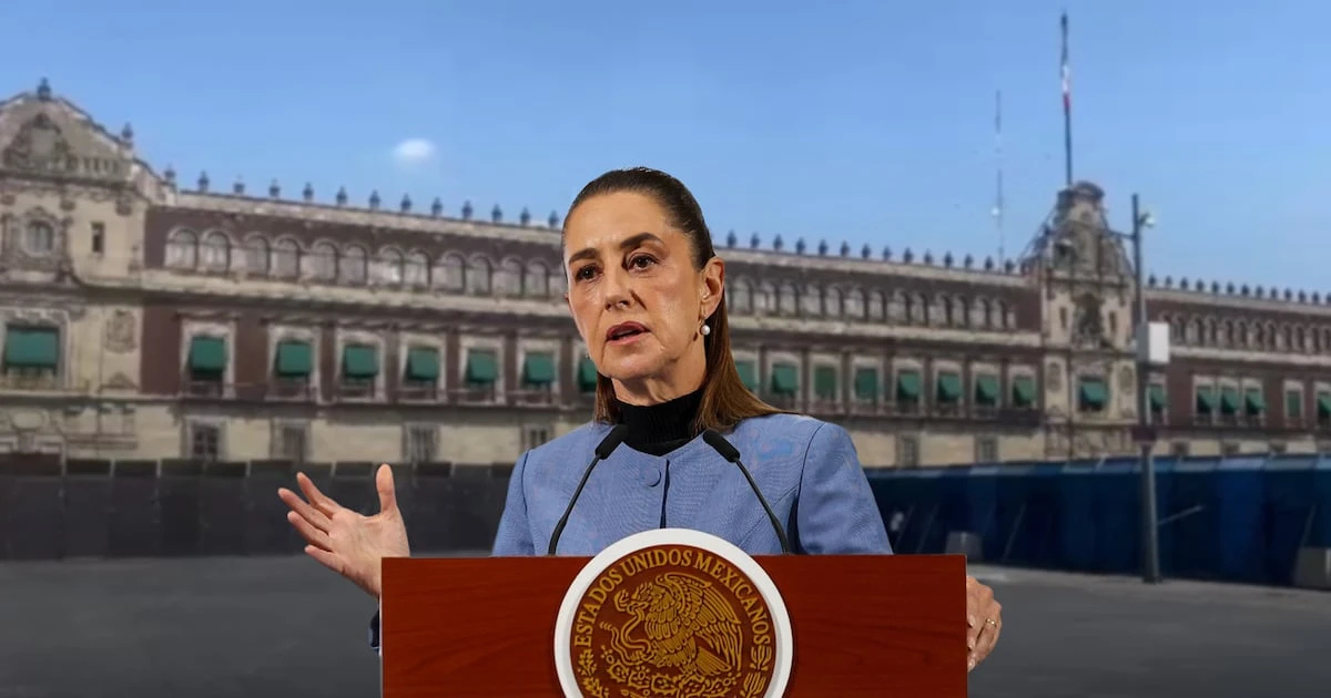 Sheinbaum explica muro en Palacio: ‘Mejor una barrera a confrontación’ con megamarcha del 2 de octubre