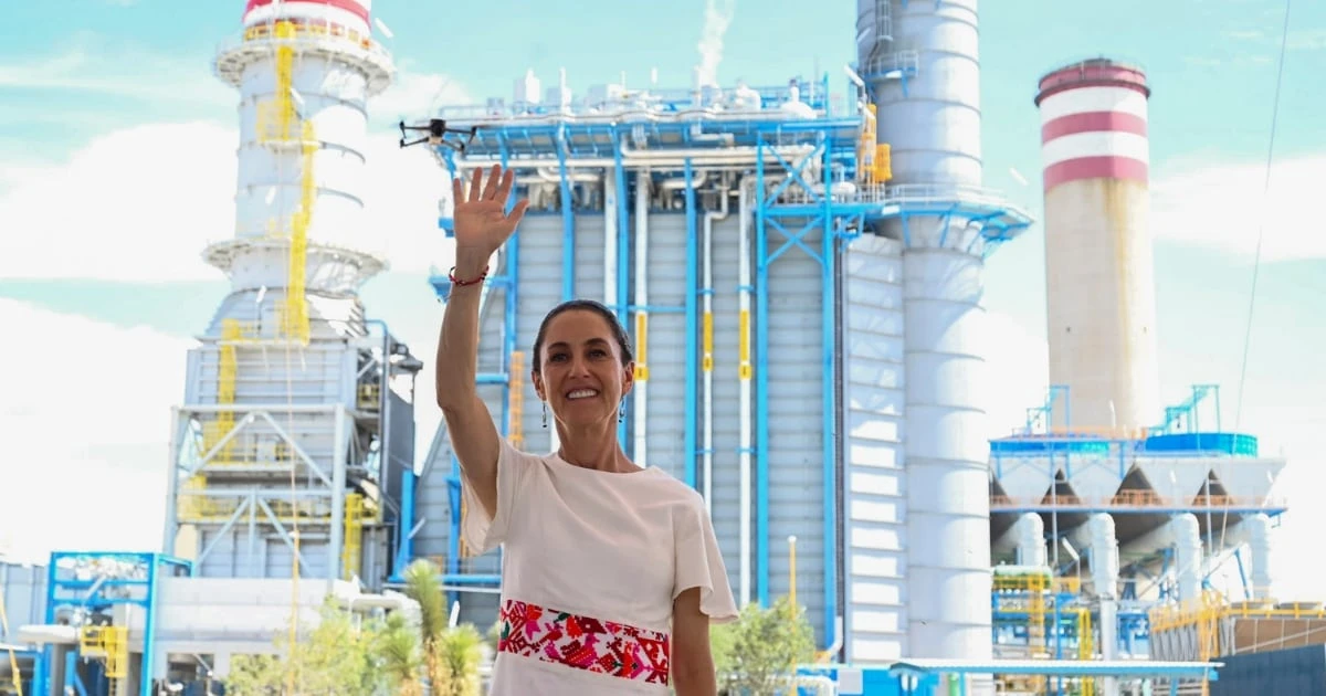 Sheinbaum inaugura la Central de Ciclo Combinado de CFE en San Luis Potosí 