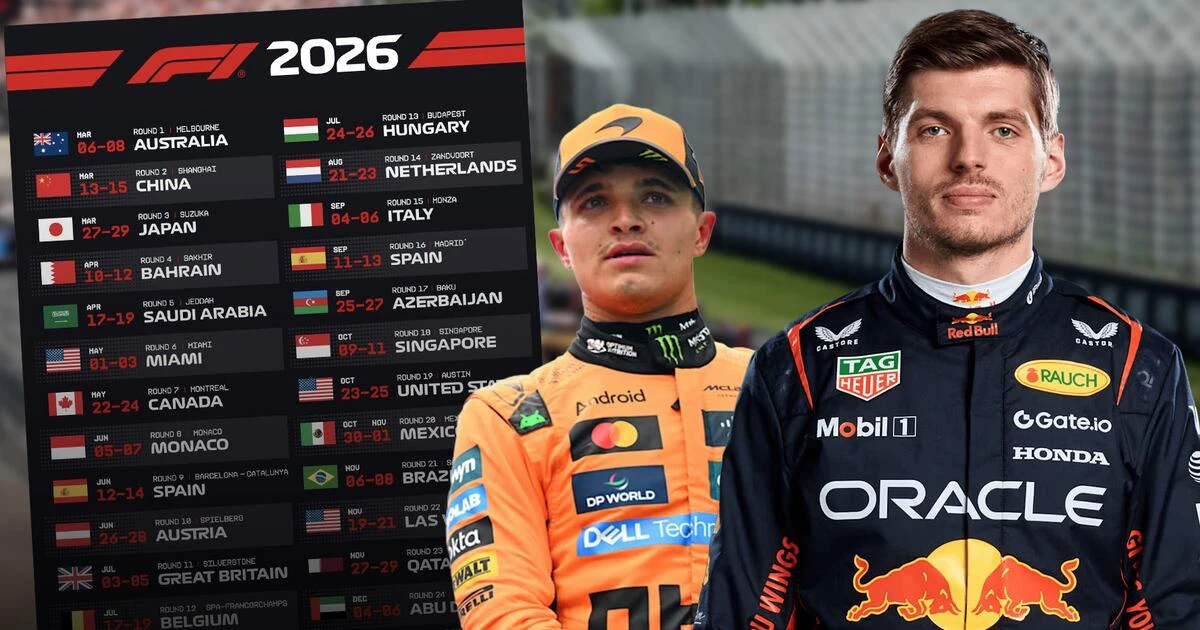 ¡Ciao, Imola! F1 publica el calendario para la temporada 2026: ¿Cuándo se correrá el GP de México?