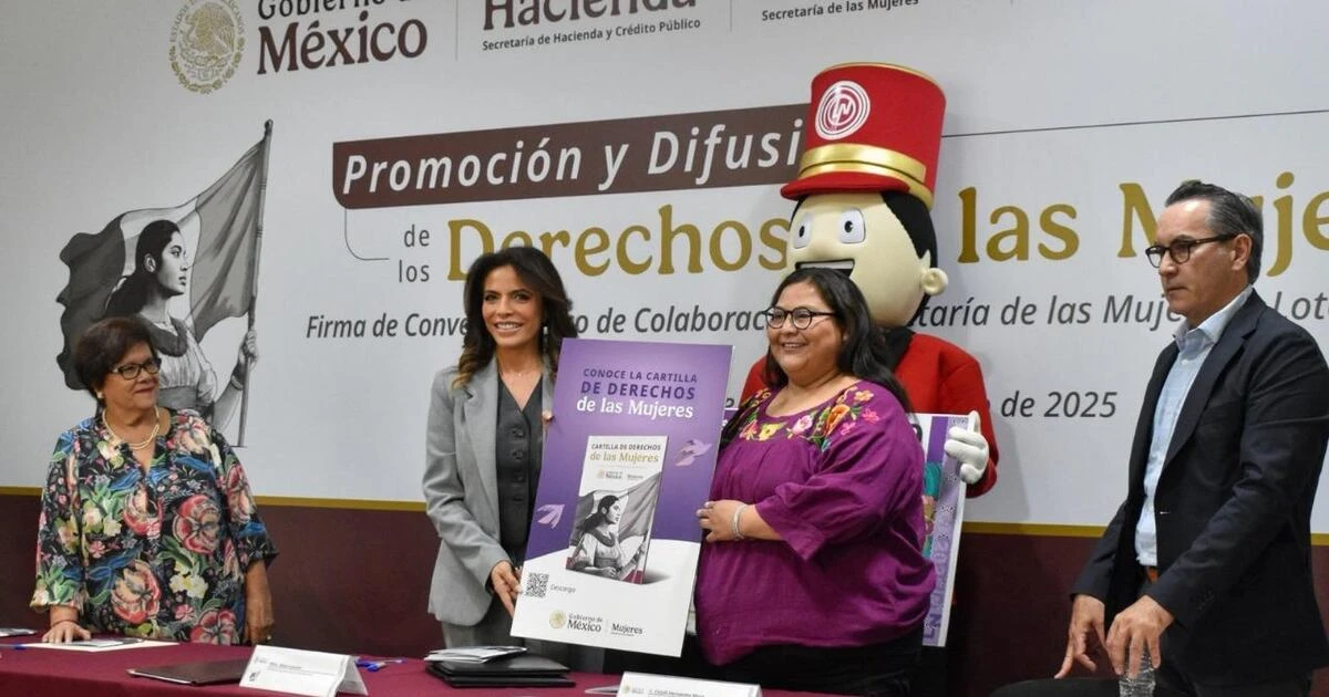 Cartilla de Derechos de las Mujeres se promoverá en los ‘cachitos’ de la Lotería Nacional  