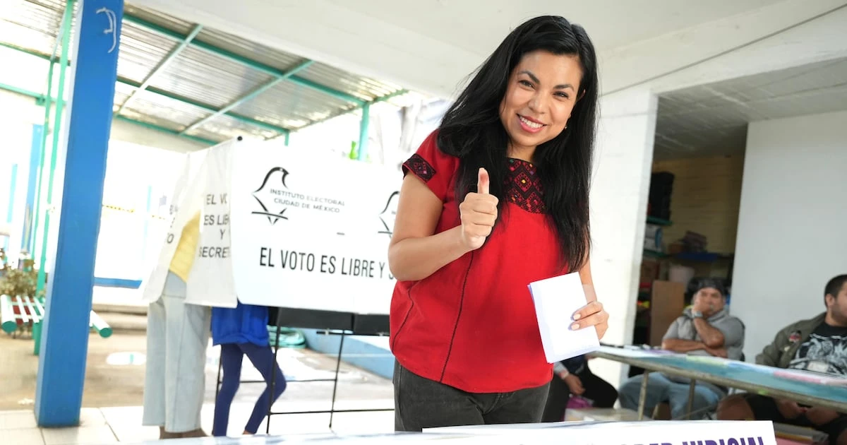 Ana María Ibarra vota en la elección Judicial y celebra el ‘fortalecimiento de la democracia’