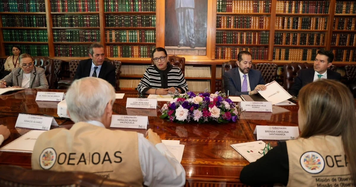 Misión de la OEA llega a México para atestiguar la Elección Judicial 2025 
