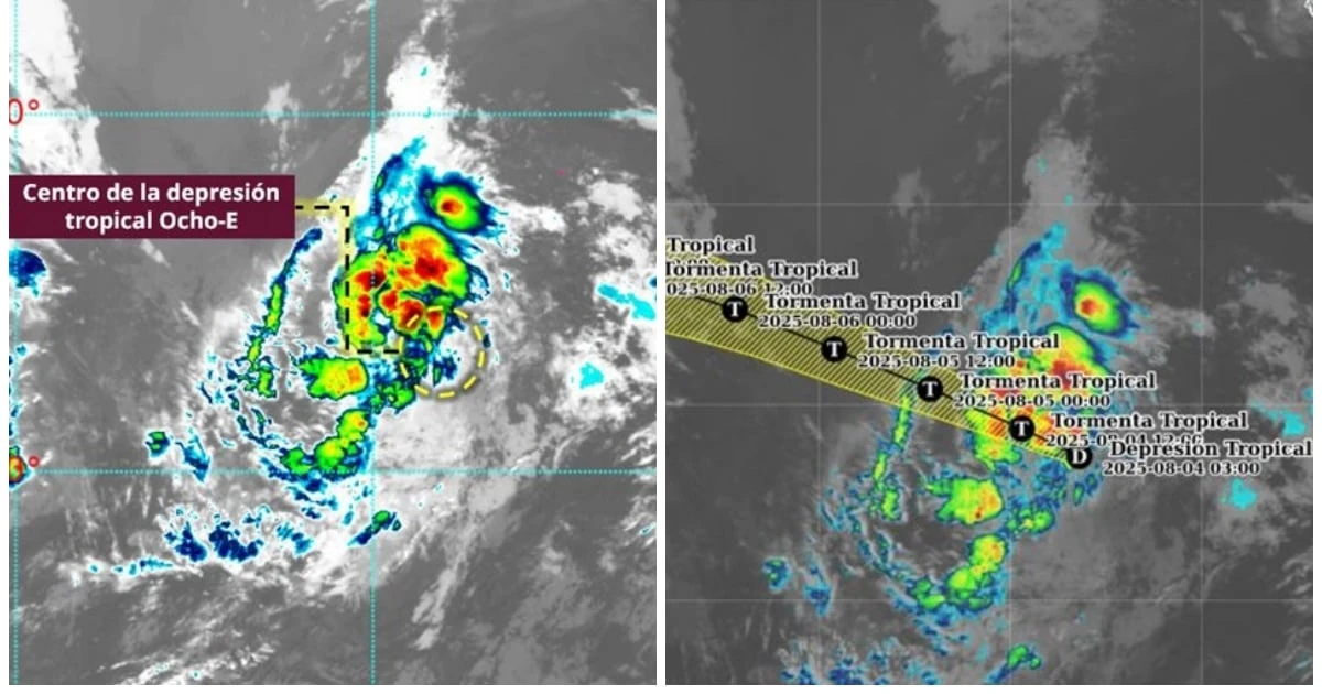 ¡Viene Henriette! Se crea la depresión tropical Ocho-E en el Pacífico: ¿Dónde está y afectará a México?