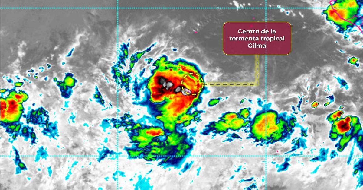 Tormenta tropical ‘Gilma’ avanza en el Pacífico: ¿Qué tan cerca está de México? Sigue su trayectoria