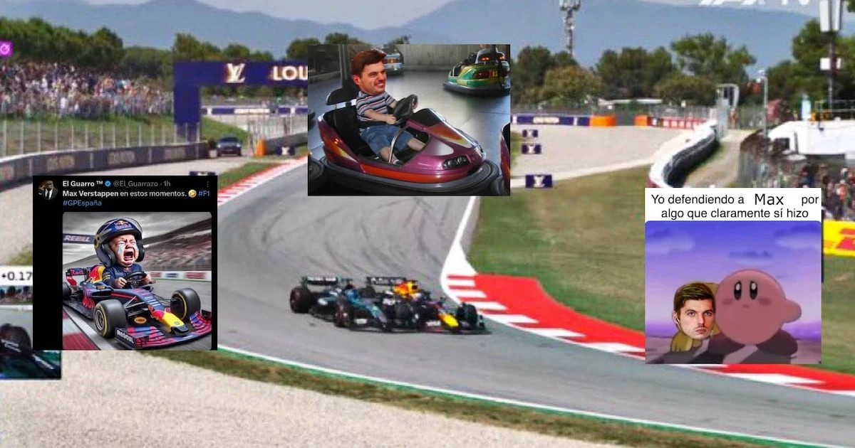 Sanciones y memes para ‘Mad Max’: Los mejores del choque de Verstappen con George Russell en el GP de España