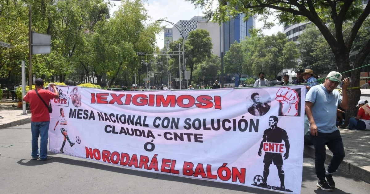 CNTE afirma que maestro herido en enfrentamientos en CDMX perdió el ojo: ‘Condenamos esta represión’