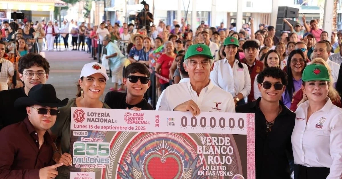 Lotería Nacional lleva a Nuevo Laredo el sorteo ‘México con M de Migrante’, para honrar a mexicanos en el extranjero