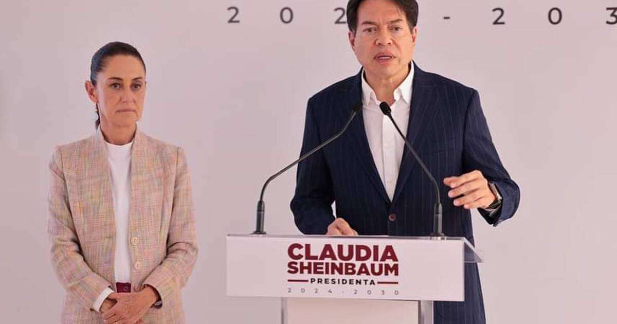 Elección de nueva presidencia de Morena ya tiene fecha: Mario Delgado y Sheinbaum anuncian qué día será