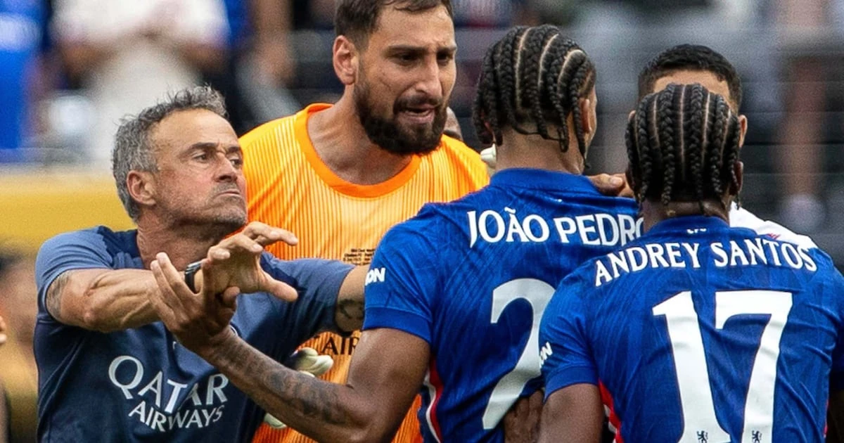 ‘No saben perder’: João Pedro reacciona tras incidente con Luis Enrique, entrenador del PSG