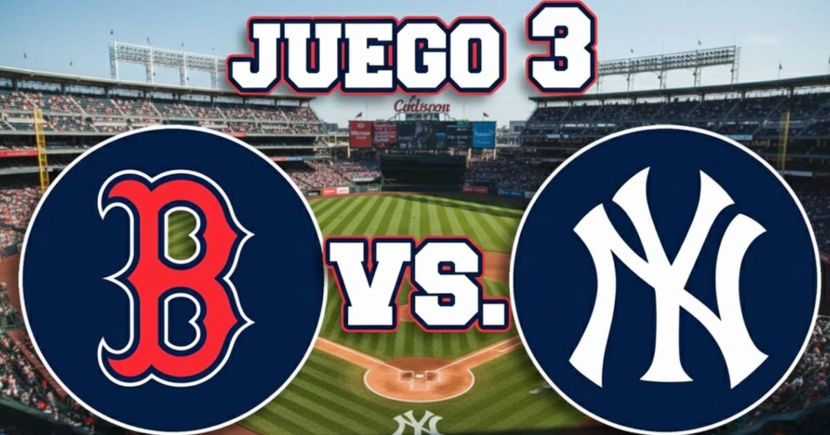 Juego 3 de Yankees vs. Red Sox EN VIVO HOY: ¿Dónde y a qué hora ver el duelo decisivo de la Serie de Comodines? 