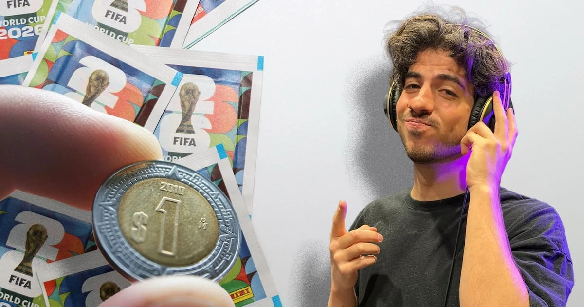 Vendiendo agüitas en el centro: ¿Quién es Gonzok, el youtuber que llenó el álbum del Mundial con un peso?