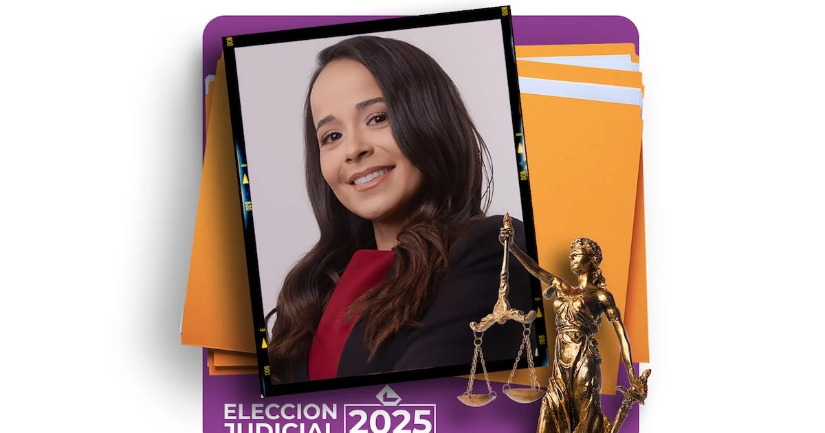 La ‘científica del derecho’: Olivia Aguirre, la ‘candidata 1′ en la boleta morada de la elección judicial