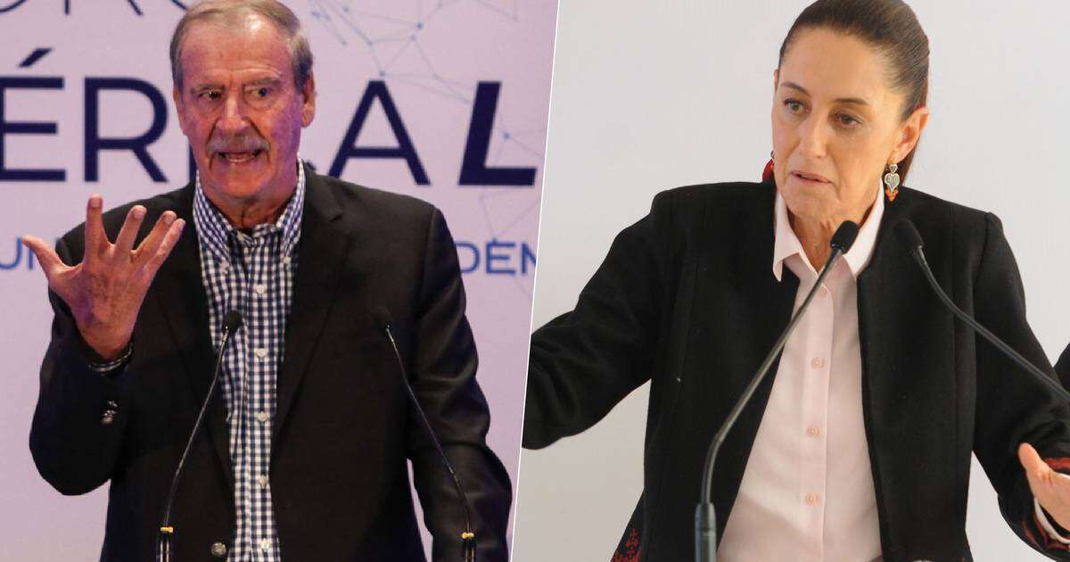 Vicente Fox ‘le echa flores’ a Sheinbaum: ‘Estoy dispuesto a apoyar su proyecto de infraestructura’