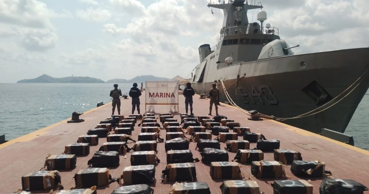 ‘Golpe’ millonario contra el narcotráfico: Decomisan 1.3 toneladas de cocaína en costas de Guerrero