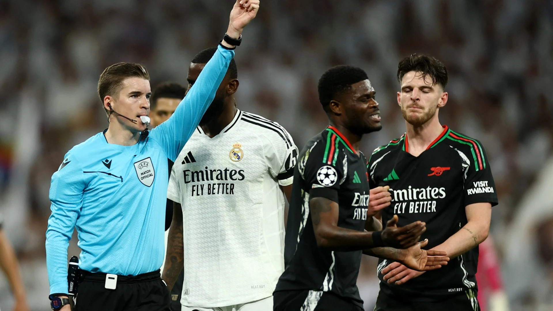 Thomas Partey out of Champions League semi-final for moment of stupidity
