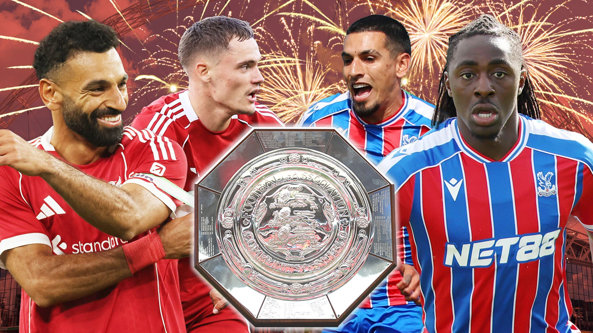Community Shield build up as Red and Eagles face off at Wembley