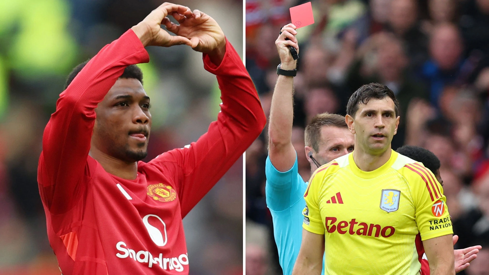 Amad scores after disallowed goal controversy ruins Villa Champs Lg hopes