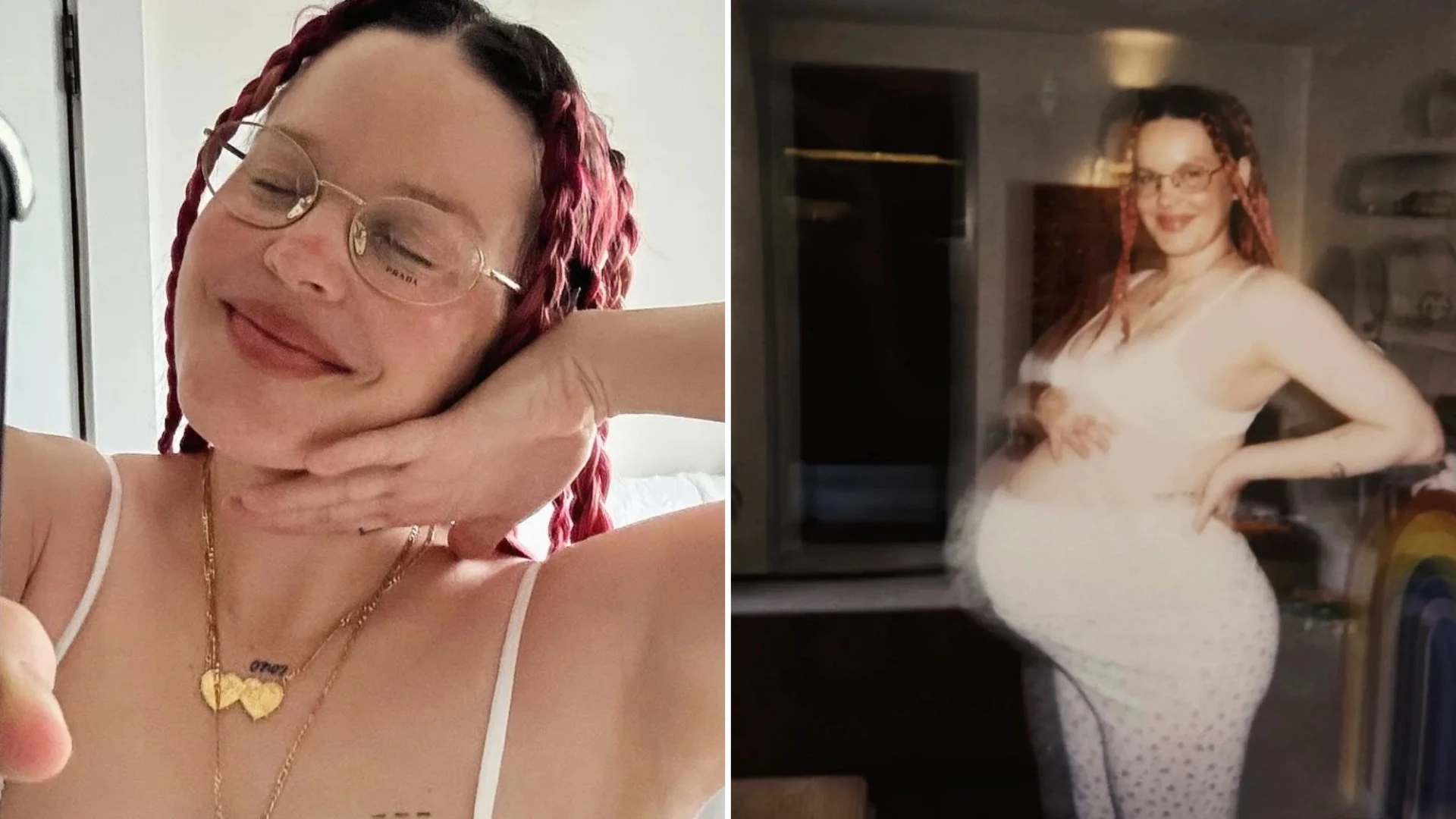 Anne Marie shows off HUGE baby bump as she counts down to birth of 2nd baby