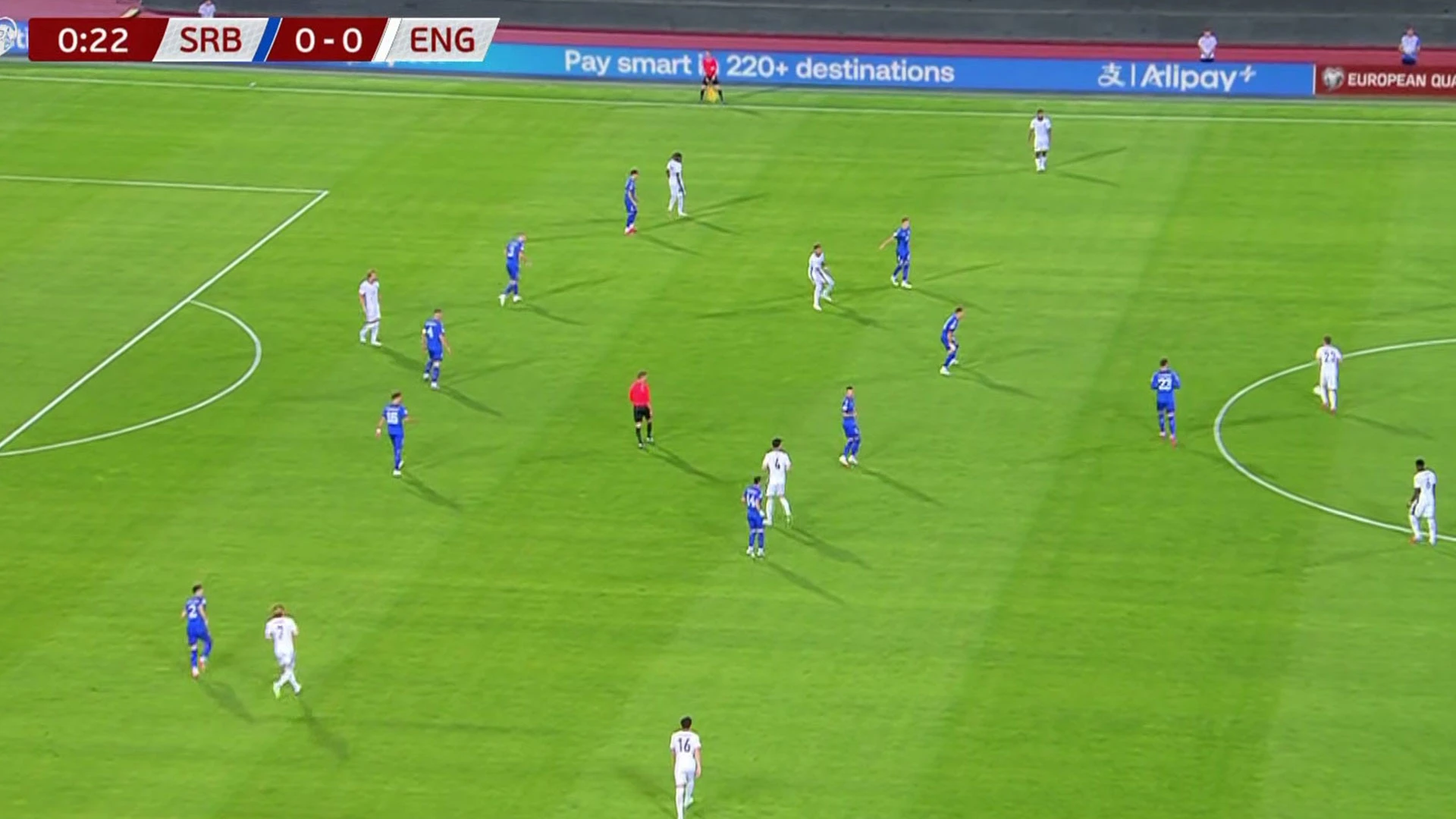 England fans all make same complaint about TV coverage of Serbia match