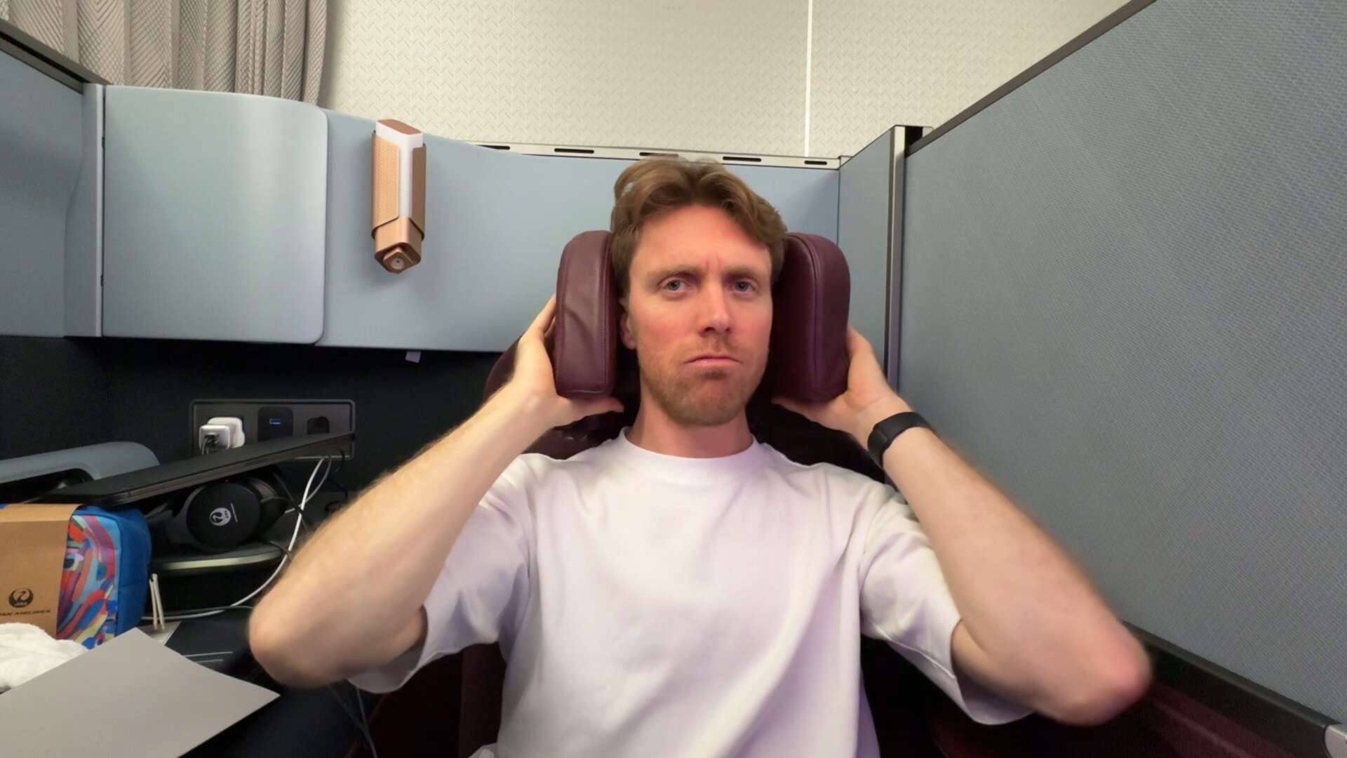 I tried the world's first plane seats that play audio out loud