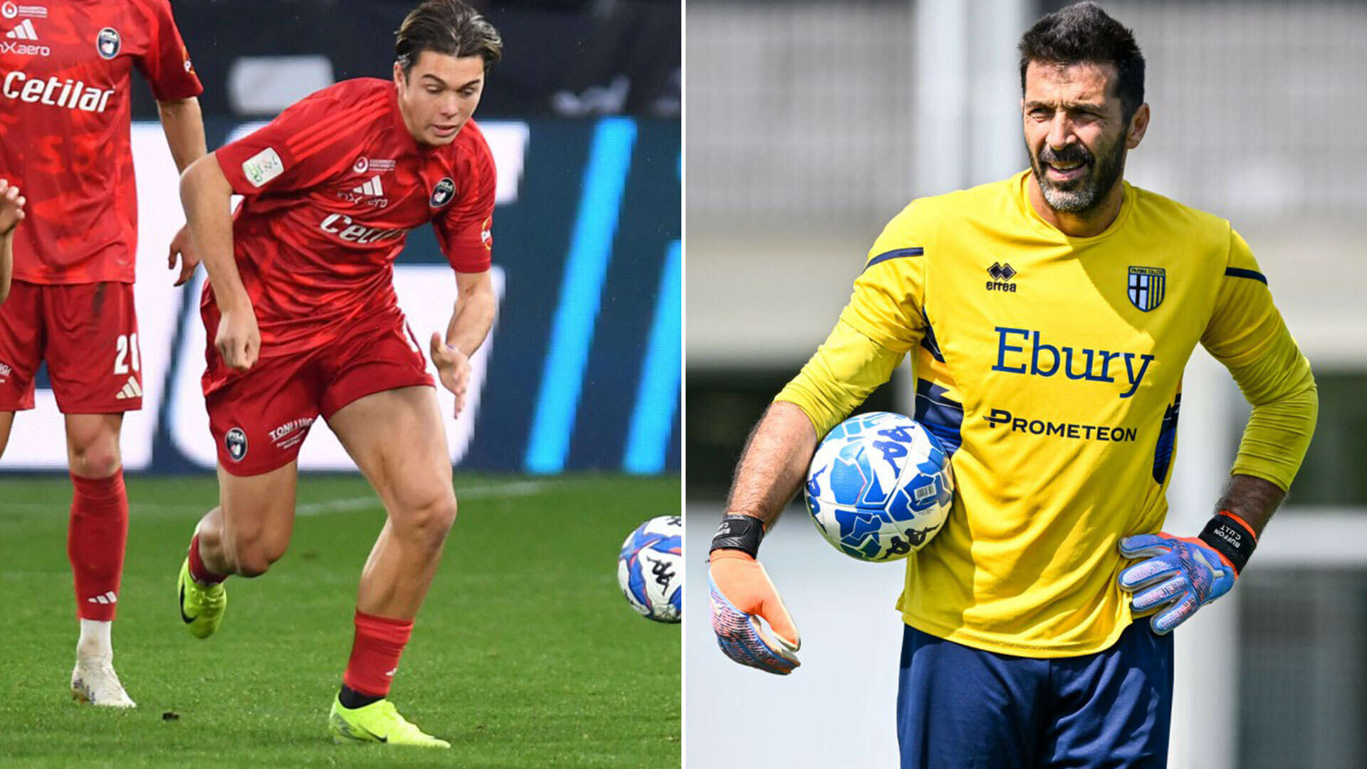 Gianluigi Buffon's son, 17, handed professional debut by his former team-mate