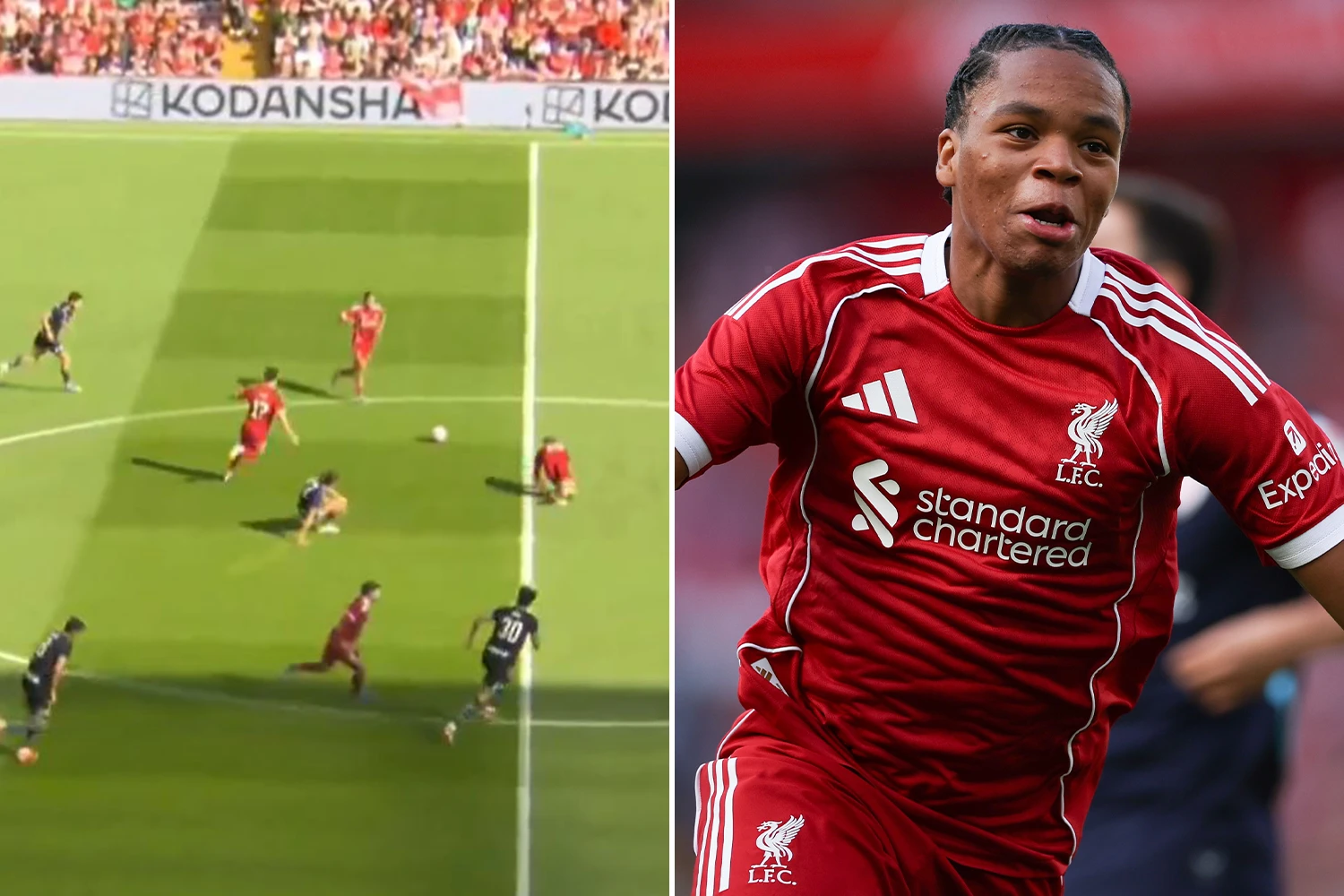 Liverpool fans troll Chelsea as ex Blues star, 16, scores insane sole goal