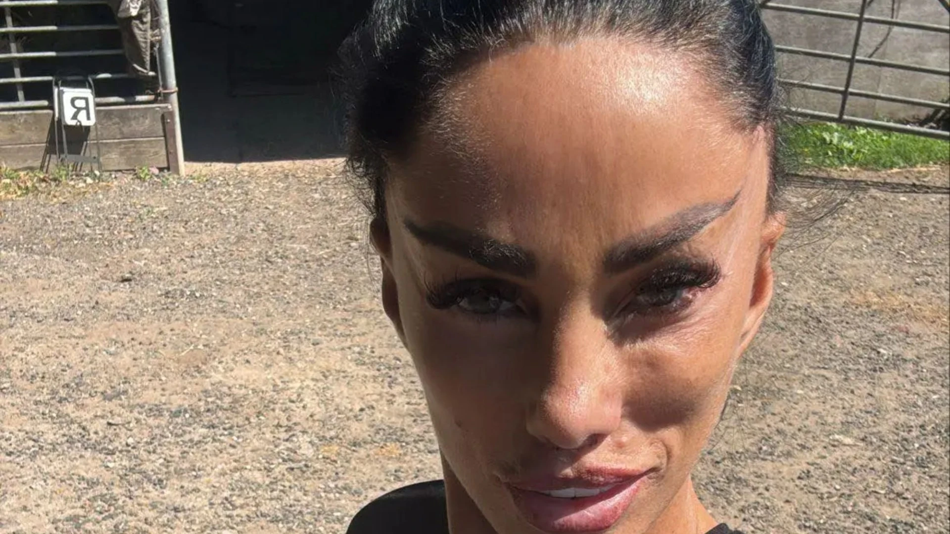 Katie Price shows off tighter-than-ever face as she ignores Alex Reid video