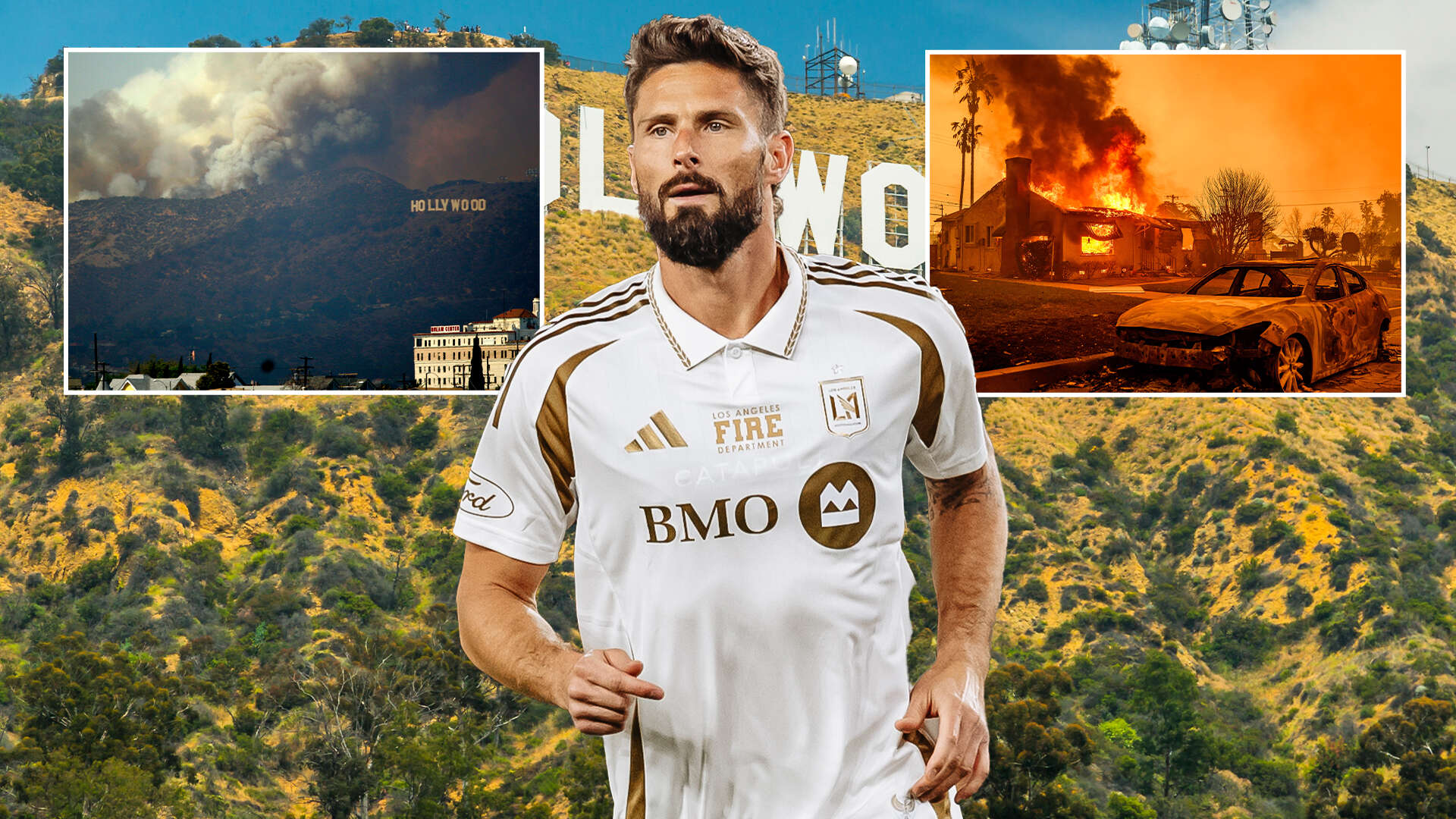 We've had wildfires, earthquake and 'bad experience' in LA, admits Giroud