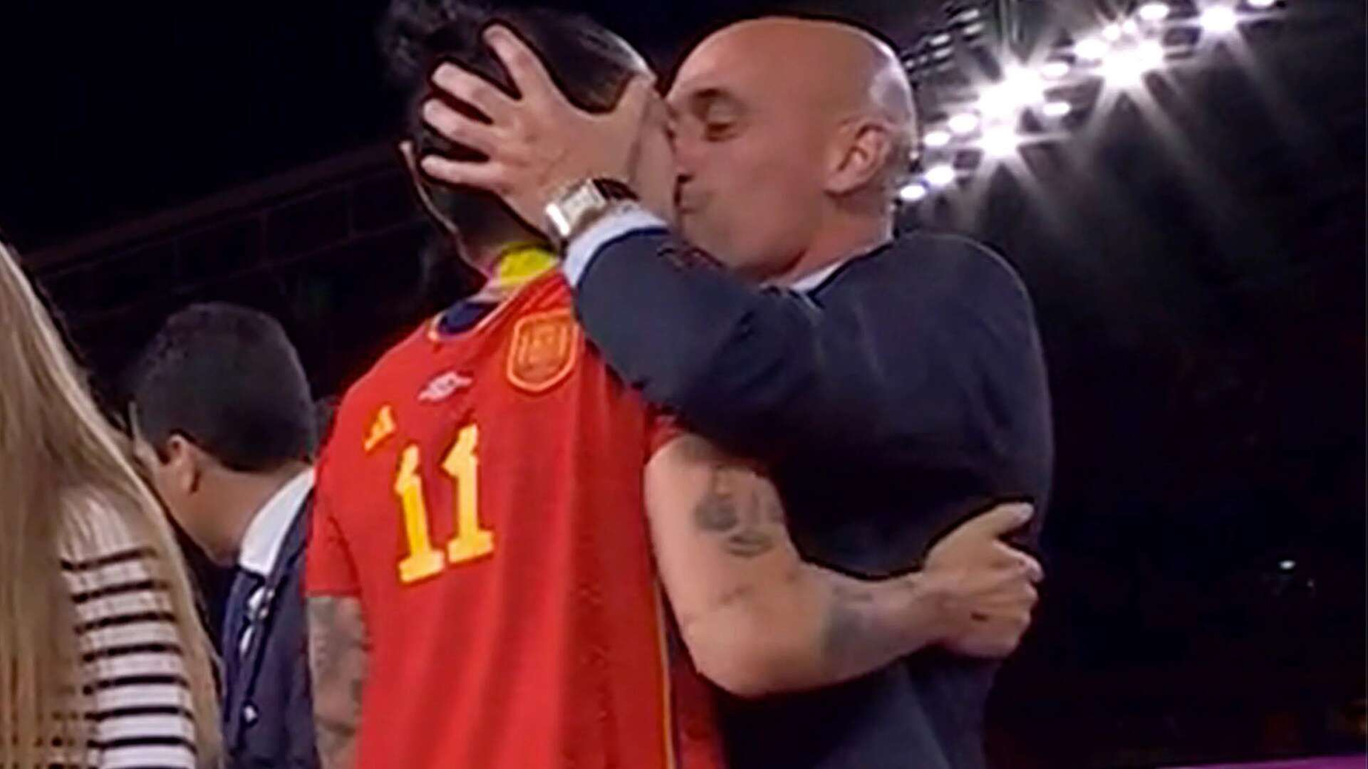 Spain football chief GUILTY of kissing World Cup star without consent