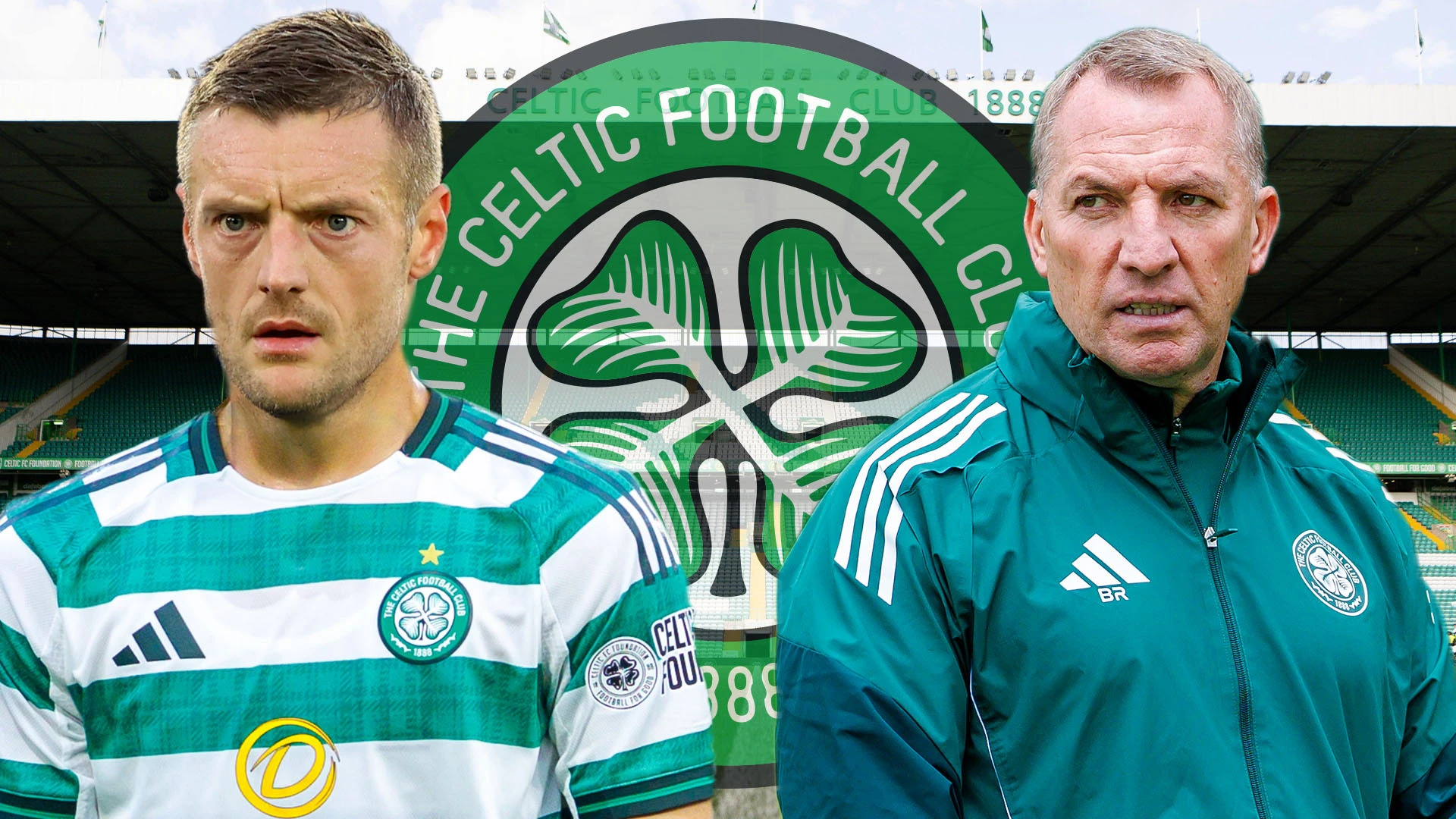 Jamie Vardy has 'heart set' on Brendan Rodgers reunion at Celtic